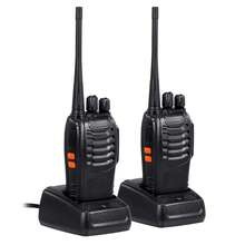 Walkie-talkies portátiles de alta potencia, larga duración de la batería, reducción de ruido inteligente, a prueba de golpes y caídas, para viajes autónomos al aire libre (paquete de 12) - Negro - Ver 5