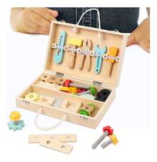 TendenciaConjunto De Herramientas De Madera Para Niños Pequeños,Calidad premium - 1 - Ver 6