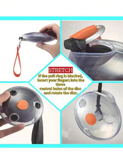 1pc Large Capacity Foldable Reusable Shopping Bag - Ultra-Portable With Convenient Storage Case, Space-Saving Disc Design, And Rolls Up Compactly For Travel, Shopping, And Daily Errands ,Travel Essential Bag