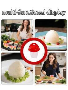 4/6 piezas Cocedor de huevos de silicona antiadherente - Herramienta de cocina práctica para hervir y cocinar al vapor huevos fácilmente - Multicolor - Ver 7