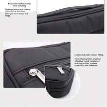 多功能便携手提包，专业化妆刷收纳包。出口畅销产品，大容量美容工具收纳包，化妆师专用收纳包。 - 黑色 - 查看 7