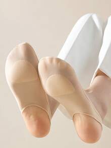 5 Pairs Summer Thin Seamless Silky Invisible Non-Slip Loafer Socks, Soft Breathable - Multicolor - View 9