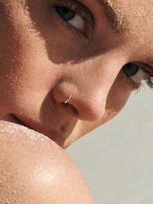 1pc S925 Sterling Silver U-Shaped Minimalist Earrings, Petite & Unique, Versatile & Practical, Suitable For All Occasions - Single Nose Stud - View 2