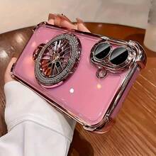 New Generation Anti-Stress Phone Case Compatible With IPhone 16e 16 15 14 13 12 11 Plus, Couples Phone Case Compatible With Iphone 17 Pro Max, Suitable As A Gift For Family, Friends, Girlfriends And Sisters - Black - View 12