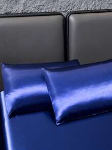 1 件装运动印花斜纹枕套，长方形，适合成人，单枕，四季皆宜，乡村风格，适用于家居、卧室、客厅、户外旅行 - 寶藍色 - 查看 1