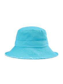 1pc Women's Denim Frayed Edge Baseball Cap, Sun Protection Outdoor Hiking Hat, Adjustable, Fashionable Daily Travel Headwear