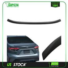 For 2020 2021-24  For Corolla Sedan Primed Black ABS Trunk Spoiler Wing - As Pic - View 5