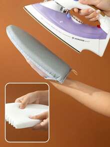 1 Set Mini Ironing Board, Handheld Ironing Board, Steam Iron, Ironing Mat, Ironing Pad, Heat Resistant Gloves, Ironing Board - Multicolor - View 6