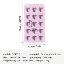 Silicone Heart Shaped Cake Baking Mold, Valentine's Day Chocolate Mold - Multicolor - View 7