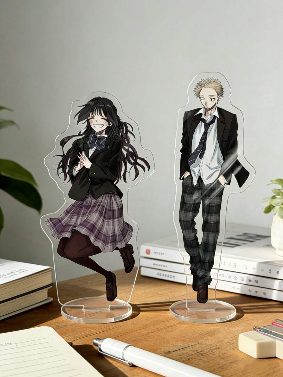 Anime Peripheral - Blooming Blue - Large Vertical Acrylic Decorative Plaque, Vertical Desktop Decor, Action Figure Display, Suitable For Living Room, Study, Office Desk, Car, Bedroom, Shop, And A Perfect Gift For Friends - Multicolor - View 1