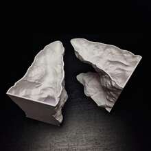 3D打印水族箱岩石洞穴装饰 - 无需组装，可搭配水族箱沙使用，为爬行动物、小型鱼类和水族宠物打造逼真的栖息地装饰，是丰富水族箱生态系统的绝佳配件，是水族箱布置和宠物爱好者的理想之选。 - A - 查看 5