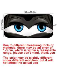 Tấm che nắng kính chắn gió ô tô ngộ nghĩnh, Tấm chắn nắng kính chắn gió ô tô, Phù hợp cho xe sedan, SUV, xe tải | Tấm che nắng mùa hè cho ô tô, Tấm chắn nắng và phụ kiện ô tô phản quang, Tấm che nắng ô tô có thể gập lại, Phù hợp với mọi loại xe - Chặn nhiệt và tia UV, Tấm che nắng cửa sổ trước cỡ trung bình cho xe sedan, SUV, xe tải (Dài 59,06 inch x Rộng 27,5 inch) - Tấm che nắng xe hơi thú vị - Xem 6