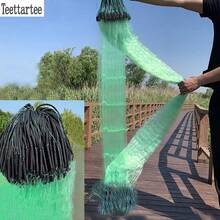 Teettartee New 3-Layer Fishing Net, Anti-Snag Bottom, Thickened, Weighted, Non-Entangling Rope, Suitable For Pond, Lake Fishing - Multicolor - View 9