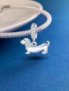 1件时尚可爱宠物狗串珠饰品，适合女性手链、手镯DIY饰品制作和日常穿搭装饰，是女孩的理想之选。 - 小狗 - 查看 9