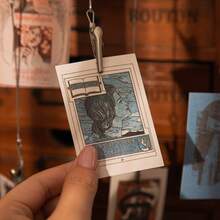 have a good day Giấy thủ công chủ đề cổ điển 50 tờ/gói, giấy trang trí DIY không keo dính, quà tặng ngày lễ, đồ dùng làm tranh ghép thủ công, đồ dùng văn phòng phẩm sáng tạo cho sổ lưu niệm cá nhân hóa, đồ dùng học tập. - Nhiều màu - Xem 6