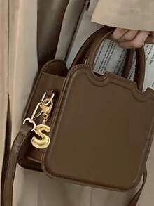 1Pc Lucky Keychain, Letters A-Z Pendant, Shiny Alloy Bag And Backpack Pendant, Perfect Gift For Birthdays And Special Occasions Keychain Ring Bag Backpack Pendant Car Pendant Gift For Women And Men, Wallet And Handbag Additions, Bag Pendant, Wallet Pendant, Lady Keychain Valentine's Day Gifts For Women: Car Keychains - Multicolor - View 5