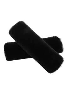 1 miếng đệm vai dây an toàn màu đen bằng vải nhung, vỏ bảo vệ dây an toàn mềm mại cho xe hơi, phụ kiện nội thất ô tô - thú nhồi bông - Xem 5