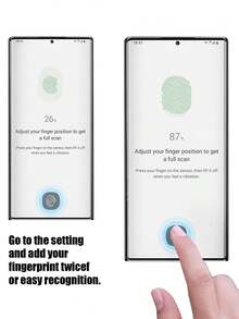 3pcs 9H Tempered Glass Screen Protector, Anti-Scratch, Anti-Shock, Anti-Peeping, Anti-Fingerprint, Compatible With Samsung Galaxy S9/S10/S20/S20+/S20 Ultra/ S21 Ultra/S21 /S21+/S22 Ultra/S22 /S22+/S23/S23+/S23Ultra/S24/S24+/S24Ultra//S25/S25+/S25Ultra/S26 Ultra/S26 Plus/S26 Curved Screen Models - Black - View 11