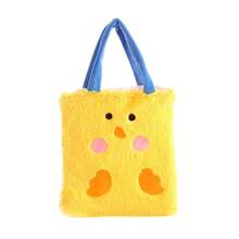 1 pieza Bolsa de lona de Pascua, Bolsa de dulces con conejo de peluche lindo, Bolsa decorativa de regalo creativo para fiestas - Multicolor - Ver 6