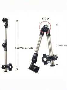 180° Adjustable Baby Stroller Umbrella Holder, Umbrella Clip For Bicycle, Wheelchair, Walker, Stroller, And Chair, Extendable Bracket - Multicolor - View 11