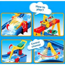 TendenciaParque Acuático Pista Barcos Armable NiñosCalidad premium - Azul - Ver 3