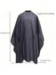 1件专业沙龙理发披肩，印花美发沙龙理发袍，理发师剪发罩衫，不粘理发围裙，美发服，理发围裙 - 彩色 - 查看 13