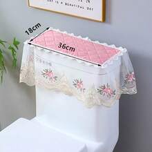 马桶水箱盖，通用马桶水箱盖布，浴室马桶水箱罩 - 彩色 - 查看 3