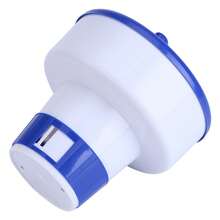 Blue and White Swimming Pool Spa Floating Chlorine Bromine Chemical Dispenser M - Multicolor - Ver 2