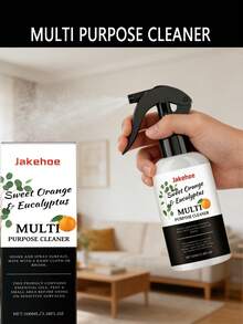 jakehoe 1 pieza/100ml Limpiador multiusos, desengrasante de limpieza del hogar para cocina, baño, elimina la grasa y la suciedad persistentes, penetración de microespuma, apto para azulejos, acero inoxidable, cerámica - Líquido - Ver 2