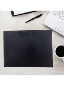 Bộ 8 túi quà màu đen cao cấp có quai dập nổi, túi giấy đen sang trọng, trang trí lễ Phục Sinh. Phiên bản cao cấp đi kèm hộp quà và giấy gói quà, thiết kế tối giản, phù hợp trang trí nhà cửa, văn phòng, trường học, đựng khăn quàng cổ, khăn choàng, đồ ăn nhẹ, quà tặng đám cưới, tiệc tùng, quà tặng cho giáo viên, bạn học, đồng nghiệp, bạn bè, người yêu, cô dâu, phù dâu. - màu đen - Xem 3