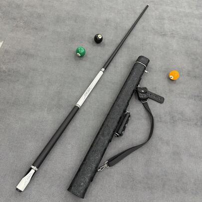 58.6 Inch Standard Length Pool Cue Set, 12mm Tip - Easy To Chalk And Durable, Ideal For Professional Players And Billiard Enthusiasts