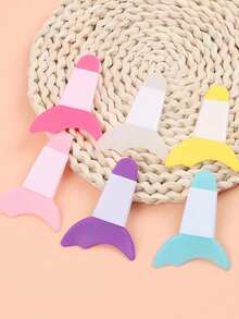 5pcs - New Silicone Eyeliner & Eyebrow Shaping Mold Makeup Tools, Reusable Multi-Function Eye Makeup Set, Suitable For Women Eyeliner, Eyebrow, Lip Liner, Economic Makeup Tools - Multicolor - View 5