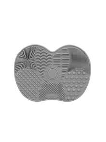 1 pieza Alfombrilla de silicona para limpiar brochas de maquillaje, soporte de secado con ventosa portátil para brochas, esponjas y borlas de maquillaje - Multicolor - Ver 21