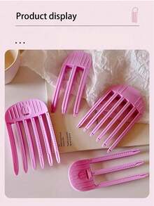 1pc/2pcs Unisex High-End Volumizing Hair Clips, Hair Root Volumizing Device For Tall Scalp, Bangs Styling Clip, Non-Damaging & Natural Voluminous, Volumizing Comb, Hair Root Volumizing Clip, Styling Tool For Men And Women - Multicolor - View 8