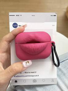 1个创意趣味3D唇形保护套，兼容苹果Pro 1/2/3/4代耳机