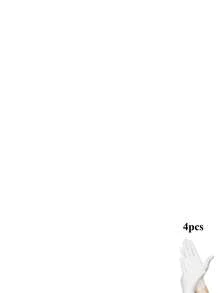 100只/包 白色一次性丁腈手套，无粉，耐用，适用于家庭和厨房清洁，不含乳胶，不麻木手指，适用于厨房、浴室、客厅家务、油漆、户外旅行和家用工具使用，多用途手套（袋装） - 白色 - 查看 17