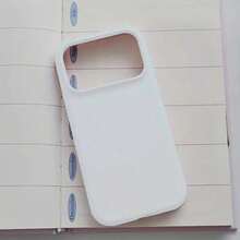 Ốp lưng silicon chính hãng cho iPhone 17 Air 16 15 14 13 12 11 Pro Max Plus, thiết kế nhẹ. - Trắng tinh khiết - Xem 10