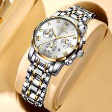 SANDA Luxury Quartz Watch Women Elegant Stainless Steel Watch Luminous Waterproof Date Wristwatch Ladies Dress Watch Ms4006 - White - View 14