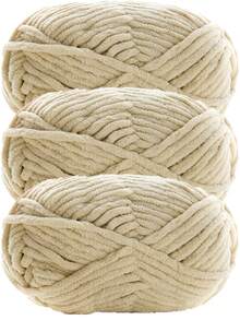 3pcs/150g Velvet Soft Yarn, Medium Thickness Knitting Yarn, Fluffy & Soft Polyester Knitting Yarn, Suitable For DIY Crafts, Knitting And Crocheting Scarves, Hats, Shoes, Bags, Cushions, Dolls, Blankets, Slippers, Handmade Crochet Projects - Multicolor - View 21