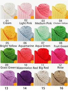 2pcs/200g Soft Ice Bar Chenille Yarn, Thick Chenille Yarn Suitable For Handmade DIY Soft And Thick Knitted Yarn, Can Be Used To Make Blankets, Scarves, Dolls, Slippers, Crochet Yarn - Multicolor - View 8