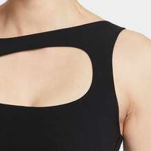 Nike Women's AS W NK DF ZENVY BRA CS SSNL Sports Bra BRA-MIF0299-010 - Black - View 4