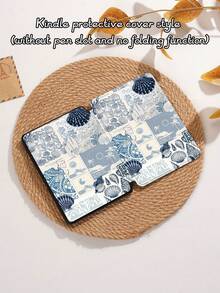 这款平板电脑保护套采用清新的海洋主题贝壳拼接图案,兼容 iPad 9.7/10.2/10.5/10.9/12.9/Pro 11(第十代)、Galaxy Tab S6 Lite 10.4 英寸、Kindle Paperwhite(第十二代,2024 年发布)和 Kindle(第十一代,2022 年发布)。它提供柔软的防摔保护、智能支架、自动唤醒和睡眠功能。 - 彩色 - 查看 10