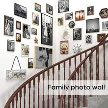 8x10 Picture Frame Black 8 By 10 Thin Photo Frame For Wall Tabletop Display Single - Black - View 4