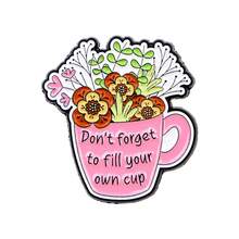 Cute Enamel Pin Lapel Pins Badges On Backpack Women's Brooch Clothes Gift Jewelry Fashion Accessories