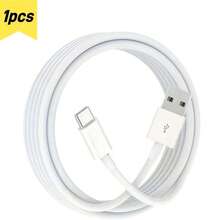 1-3pcs USB A To Type-C 3.3Ft/100cm Fast Charging Data Transfer Cable Adapter For IPhone 17 Pro Max/17 Pro/17/Air/16 15 Pro Max Plus/ And Other Devices - White - View 8