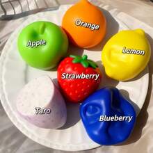 柔软可捏的感官玩具 - 可塑形DIY减压小工具，适合办公室、家庭和通勤使用。 - 彩色 - 查看 8