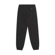 Puma Pantalones de chándal casuales con cordón y puños de punto con logotipo bordado clásico para hombre, primavera/otoño - Negro - Ver 2