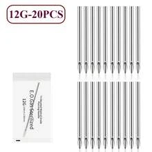 Stainless Steel Mixed Body Piercing Needles 12G 14G 16G 18G 20G Piercing Needles With Individual Packages For Ear Nose Navel - Silver - View 14