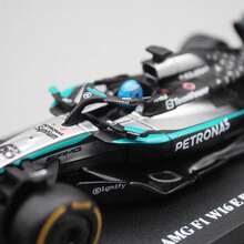 Burago 1:43 Scale 2025  W16  Racing Car Alloy Model, Exquisite High Simulation F1 Collectible Model - Deluxe Edition No. 63 - View 7