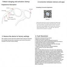 LIGE Smart Glasses 290mAh High-Capacity Battery 200MP HD Camera AI Voice Assistant / Photo Capture / Video Recording / Audio Recording / Music Control / Calls / Notification Alarms / Status Indicator Lights / AI Translation / Smart Object Recognition / Touch Controls / Music Playback (Music Control, Local Music) Multi-Functional Fashion Smart Glasses - 1 Set - View 11